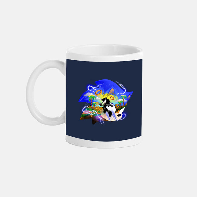Faster Than Light Sonic-None-Mug-Drinkware-hypertwenty