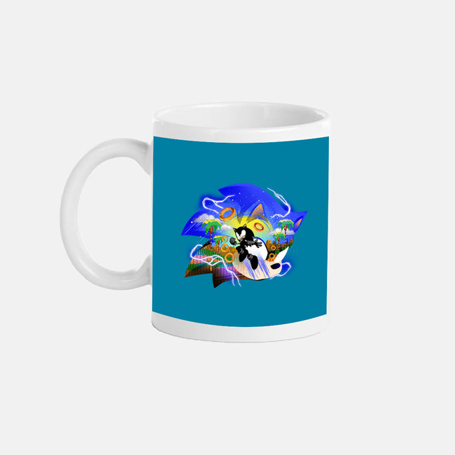 Faster Than Light Sonic-None-Mug-Drinkware-hypertwenty