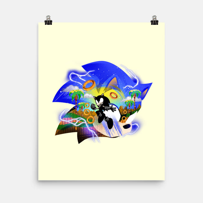 Faster Than Light Sonic-None-Matte-Poster-hypertwenty