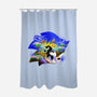 Faster Than Light Sonic-None-Polyester-Shower Curtain-hypertwenty