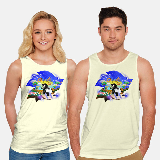 Faster Than Light Sonic-Unisex-Basic-Tank-hypertwenty