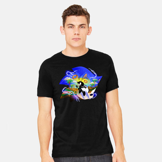 Faster Than Light Sonic-Mens-Heavyweight-Tee-hypertwenty