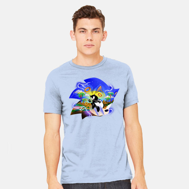 Faster Than Light Sonic-Mens-Heavyweight-Tee-hypertwenty