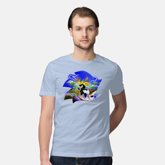 Faster Than Light Sonic-Mens-Premium-Tee-hypertwenty