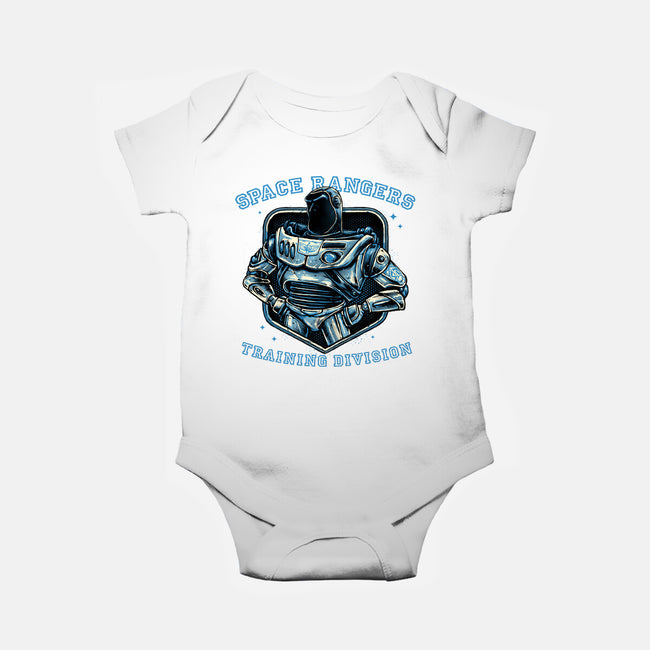 Space Rangers Training Division-Baby-Basic-Onesie-glitchygorilla