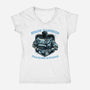 Space Rangers Training Division-Womens-V-Neck-Tee-glitchygorilla