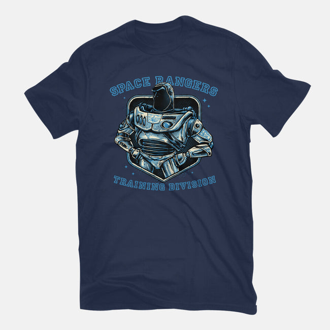 Space Rangers Training Division-Mens-Basic-Tee-glitchygorilla