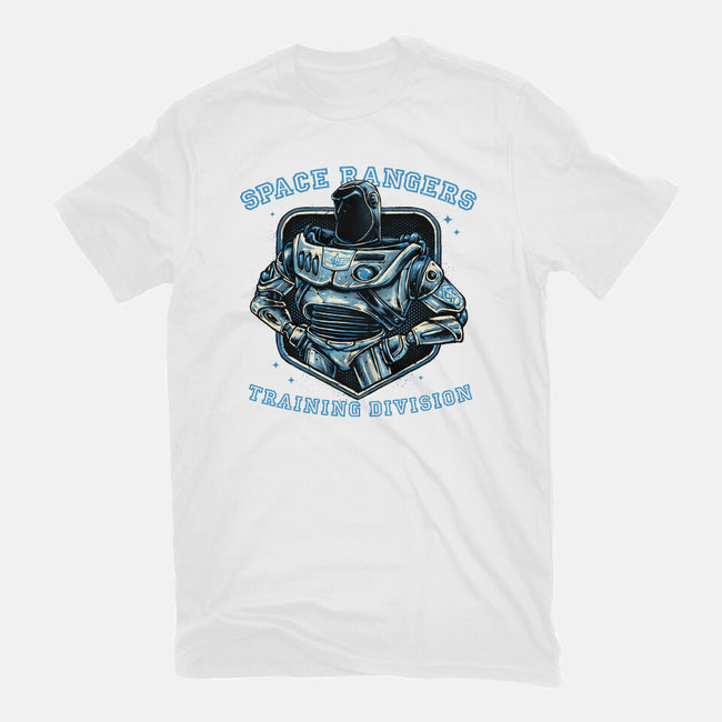 Space Rangers Training Division-Mens-Basic-Tee-glitchygorilla