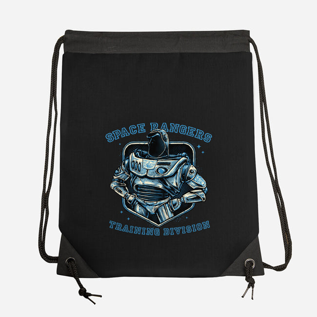 Space Rangers Training Division-None-Drawstring-Bag-glitchygorilla