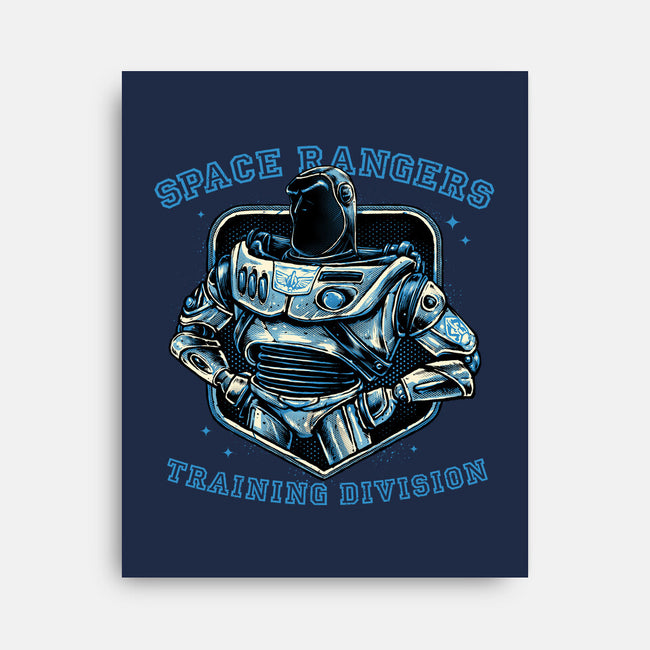Space Rangers Training Division-None-Stretched-Canvas-glitchygorilla