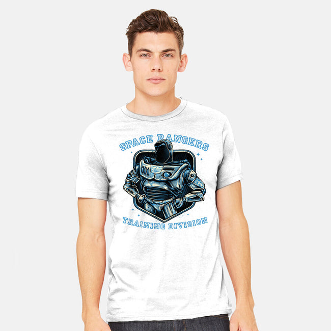 Space Rangers Training Division-Mens-Heavyweight-Tee-glitchygorilla