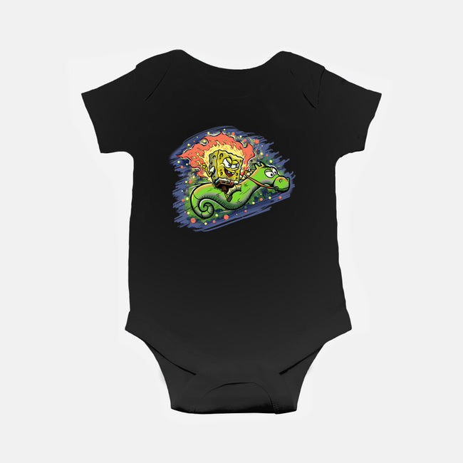 Sponge Rider-Baby-Basic-Onesie-nickzzarto