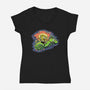 Sponge Rider-Womens-V-Neck-Tee-nickzzarto
