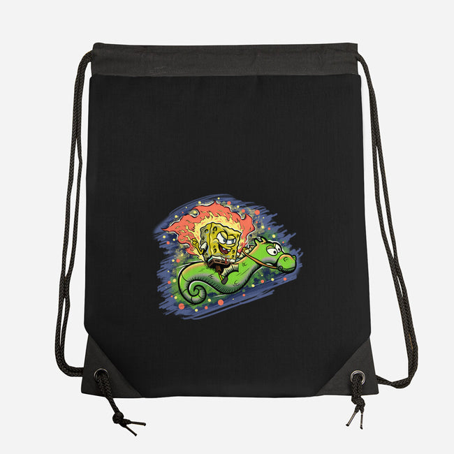 Sponge Rider-None-Drawstring-Bag-nickzzarto