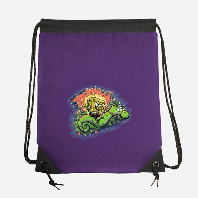 Sponge Rider-None-Drawstring-Bag-nickzzarto