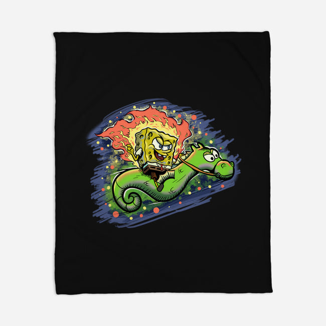 Sponge Rider-None-Fleece-Blanket-nickzzarto