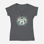 Dreamcatcher-Womens-V-Neck-Tee-Freecheese