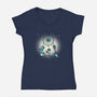 Dreamcatcher-Womens-V-Neck-Tee-Freecheese