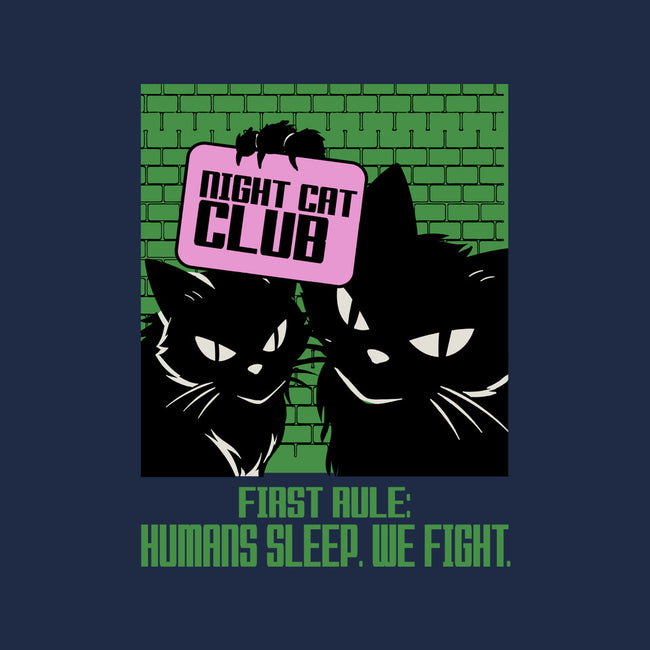Night Cat Club-Mens-Long Sleeved-Tee-fanfabio