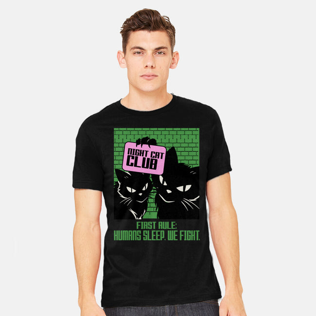 Night Cat Club-Mens-Heavyweight-Tee-fanfabio