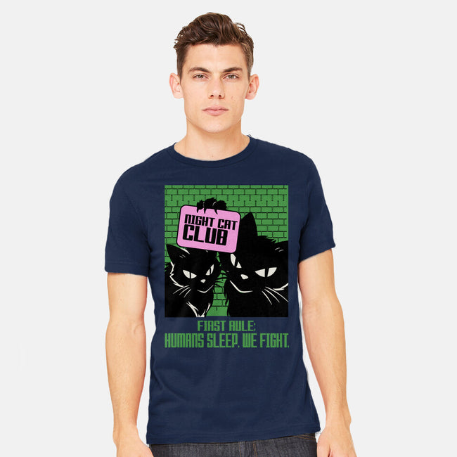 Night Cat Club-Mens-Heavyweight-Tee-fanfabio
