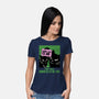 Night Cat Club-Womens-Basic-Tee-fanfabio