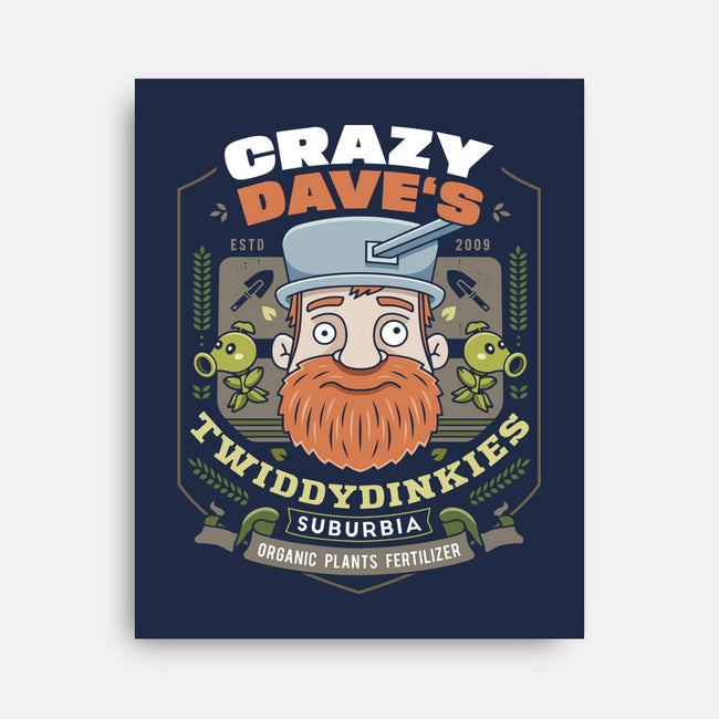Crazy Dave Fertilizer Vintage-None-Stretched-Canvas-LAGELANTEE