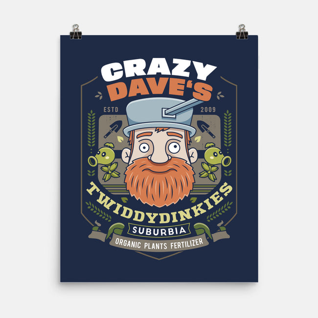 Crazy Dave Fertilizer Vintage-None-Matte-Poster-LAGELANTEE