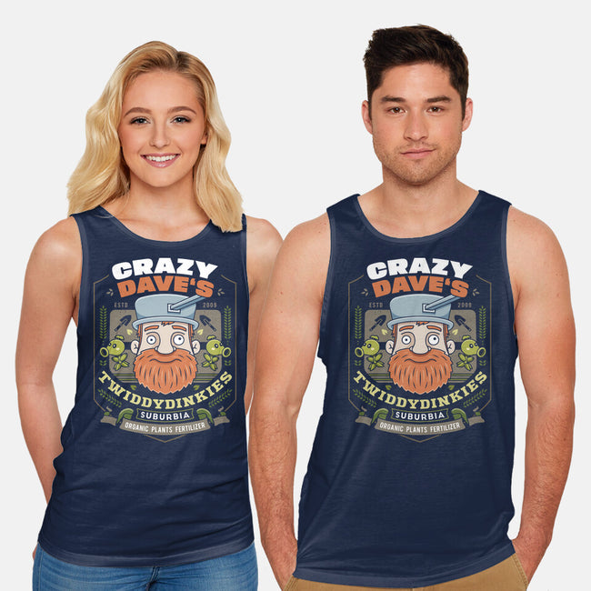 Crazy Dave Fertilizer Vintage-Unisex-Basic-Tank-LAGELANTEE