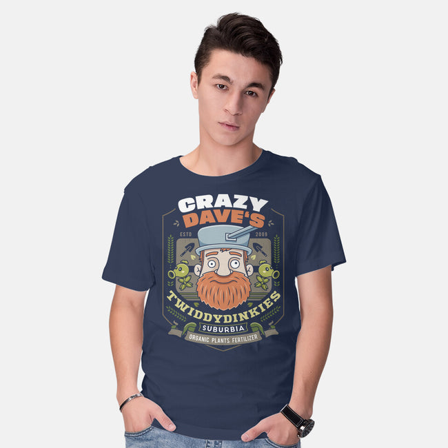 Crazy Dave Fertilizer Vintage-Mens-Basic-Tee-LAGELANTEE