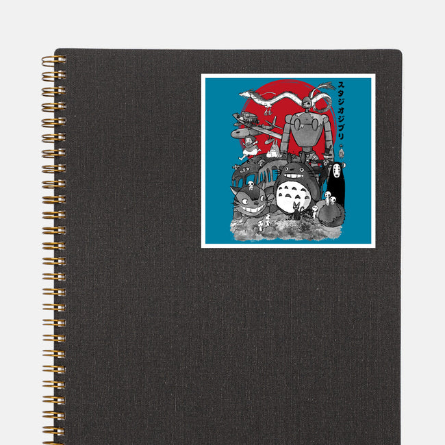 The Fantastic World Of Hayao-None-Glossy-Sticker-DrMonekers