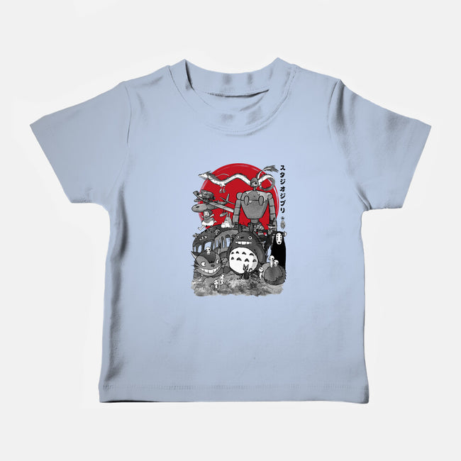 The Fantastic World Of Hayao-Baby-Basic-Tee-DrMonekers