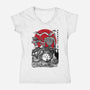 The Fantastic World Of Hayao-Womens-V-Neck-Tee-DrMonekers