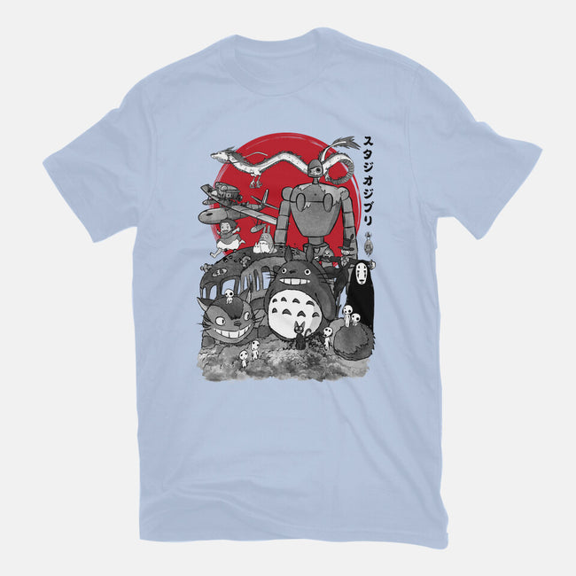 The Fantastic World Of Hayao-Womens-Fitted-Tee-DrMonekers