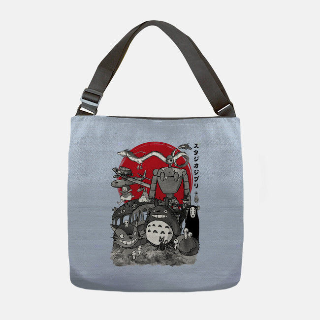 The Fantastic World Of Hayao-None-Adjustable Tote-Bag-DrMonekers