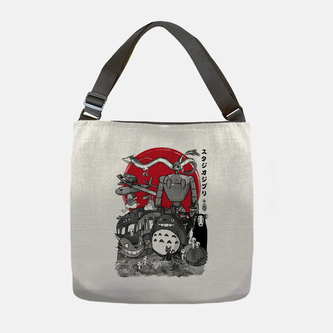 The Fantastic World Of Hayao-None-Adjustable Tote-Bag-DrMonekers