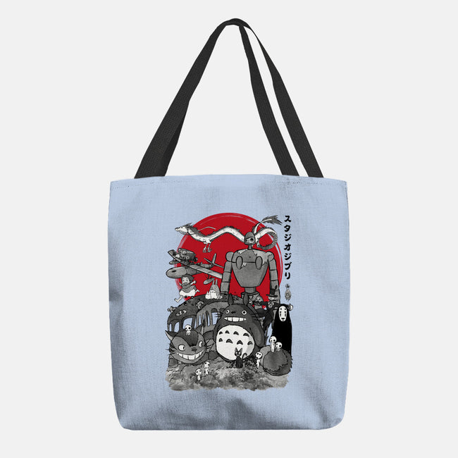The Fantastic World Of Hayao-None-Basic Tote-Bag-DrMonekers