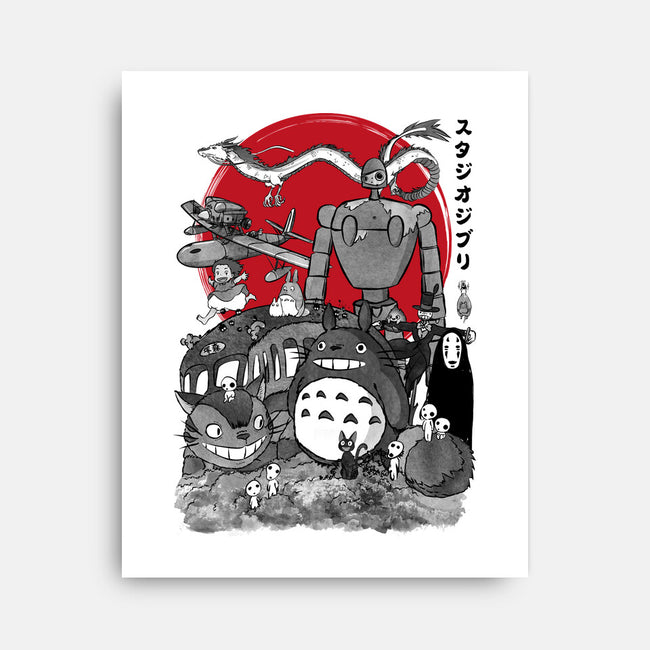 The Fantastic World Of Hayao-None-Stretched-Canvas-DrMonekers