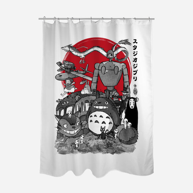 The Fantastic World Of Hayao-None-Polyester-Shower Curtain-DrMonekers