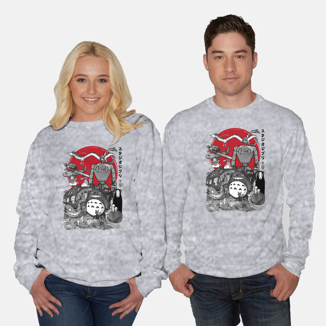 The Fantastic World Of Hayao-Unisex-Crew Neck-Sweatshirt-DrMonekers