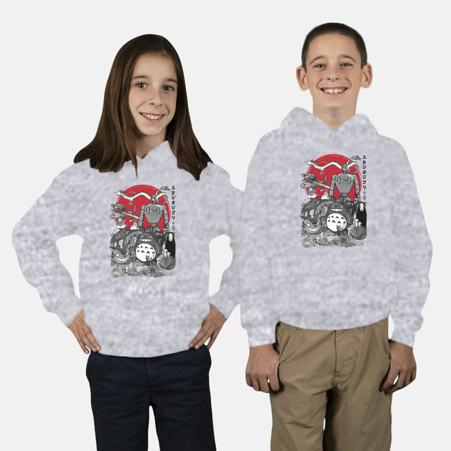 The Fantastic World Of Hayao-Youth-Pullover-Sweatshirt-DrMonekers