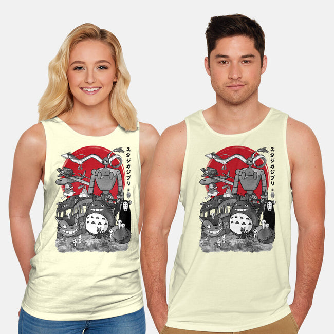 The Fantastic World Of Hayao-Unisex-Basic-Tank-DrMonekers