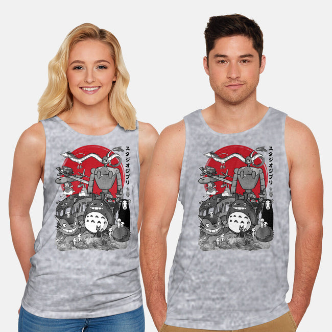 The Fantastic World Of Hayao-Unisex-Basic-Tank-DrMonekers