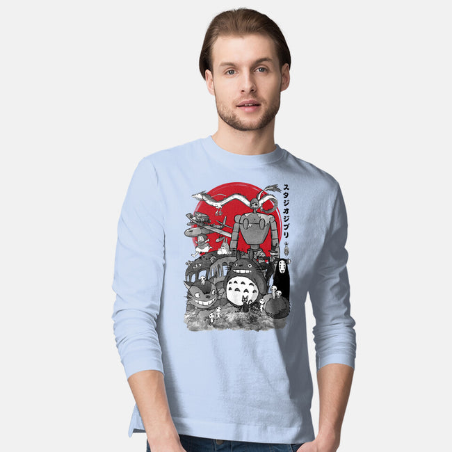 The Fantastic World Of Hayao-Mens-Long Sleeved-Tee-DrMonekers
