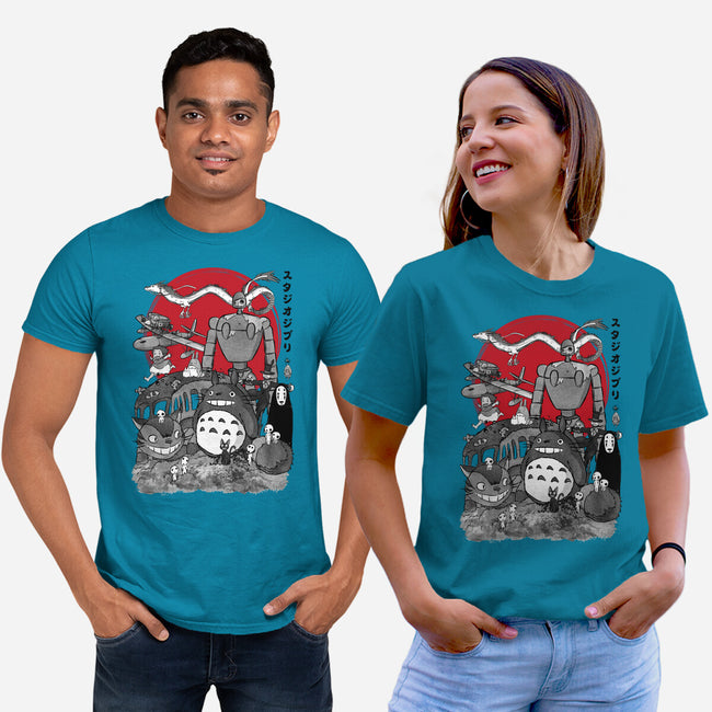 The Fantastic World Of Hayao-Unisex-Basic-Tee-DrMonekers