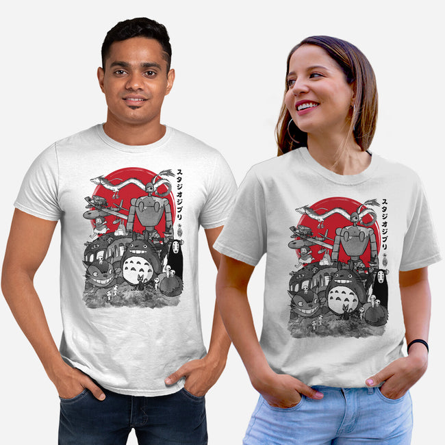 The Fantastic World Of Hayao-Unisex-Basic-Tee-DrMonekers