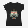 King Of The Pirates Insignia-Womens-V-Neck-Tee-glitchygorilla