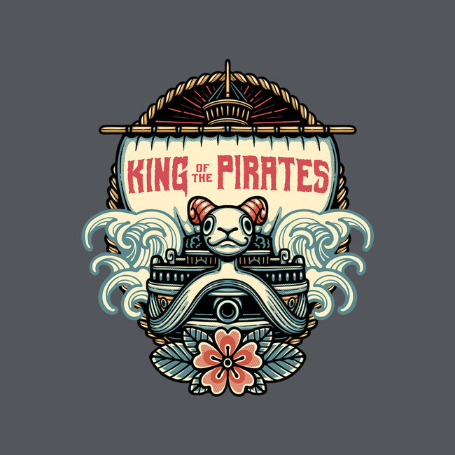 King Of The Pirates Insignia-None-Polyester-Shower Curtain-glitchygorilla