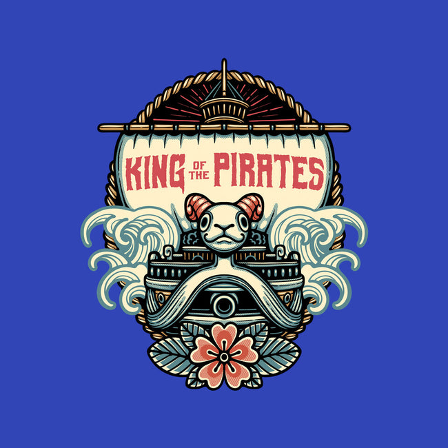 King Of The Pirates Insignia-Mens-Long Sleeved-Tee-glitchygorilla
