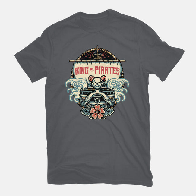 King Of The Pirates Insignia-Mens-Heavyweight-Tee-glitchygorilla